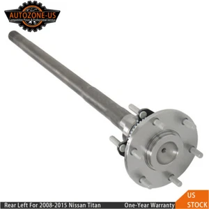 Rear Axle Shaft Left 38164-ZH00A For Nissan Titan w/bearing w/locking off road - Picture 1 of 7