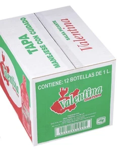MEXICAN VALENTINA HOT SAUCE SALSA PICANTE 34 FL OZ BOTTLE 12 Pack Case - Picture 1 of 3