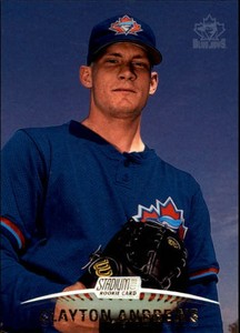 1999 Stadium Club Toronto Blue Jays Baseball Card #147 Clayton Andrews SP RC