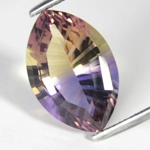 10.95Cts Mesmerizing Natural Ametrine Fancy Marquise Magic Cut Gemstone Ref-VDO - Picture 1 of 6