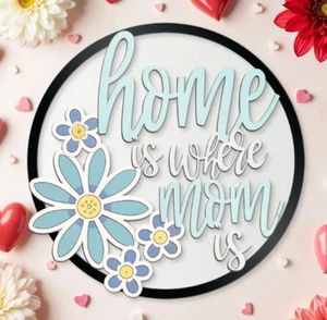 Personalized Welcome Love Family Metal Sign Mother's Day Spring Wall Art Decor - Picture 1 of 3