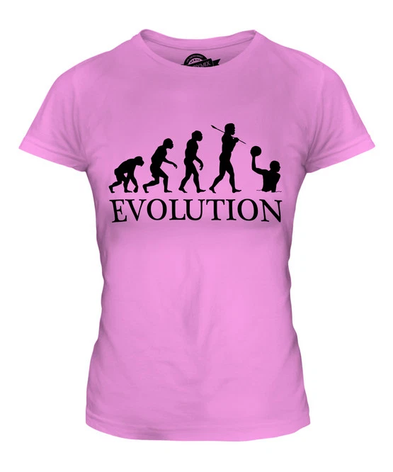 CAMISETA WATER POLO EVOLUCIÓN DEL HOMBRE MUJER CAMISETA TOP REGALO ROPA Foto 1 de 1