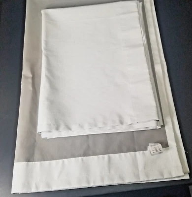 Eclipse Samara White Blackout Curtains - 2 Panels - 42" x 63"  - Image 1 of 4