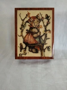 Scatola musicale gioielli vintage Reuge. Gocce di pioggia continuano a cadere sulla mia testa. Svizzero - Foto 1 di 3