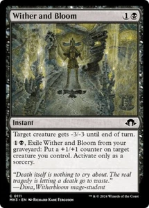 WITHER AND BLOOM x4 mtg NM-M Modern Horizons 3 Common - Picture 1 of 1