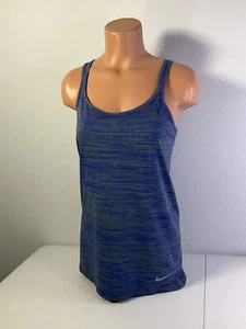 NIKE Dri-Fit Blue/ Green Fitness Top. #831496. Size Medium. Excellent Condition. - Picture 1 of 7