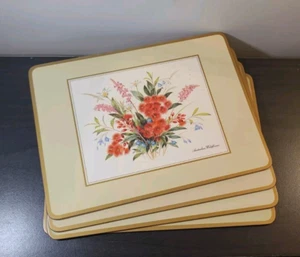 Pimpernel Vintage Acryl Tischsets 4er Set American Wild Flower Vintage Tischset - Bild 1 von 11