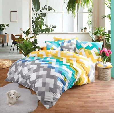 Set Lenzuola Colori 100% Cotone 135 X 200 CM, 80 X 80 CM - Immagine 1 di 4