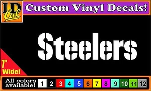 7" Pittsburgh STEELERS NFL football vinyl truck car laptop window sticker decal - Picture 1 of 1