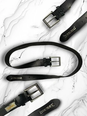 Vintage Diesel Rindsleder Gürtel Größe 95 Herrengürtel - Bild 1 von 4