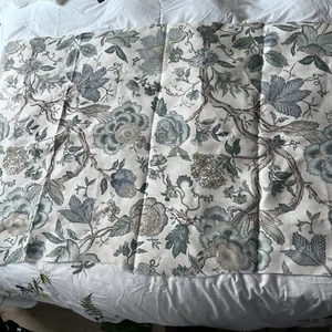 COLEFAX & FOWLER CURTAIN FABRIC 'MARIELLA - 100% Linen 2 Pieces - Picture 1 of 10