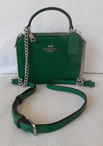 NWT COACH C2872  Leather Box Crossbody Handbag