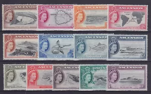 ASCENSION 1956, SEA LIFE, SG 57-69, KOMPLETTES SET, MLH - Bild 1 von 1