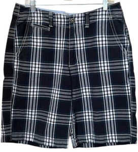 American Eagle Longboard Mens Plaid Shorts Blue Size 34x11 - Picture 1 of 9
