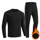 Winter Heated Jacket Underwear Suit USB Battery Electric Heating Warm Tops Pant