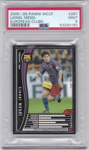 PSA9 2005-06 PANINI WCCF #287 LIONEL MESSI novato a control remoto. - Imagen 1 de 2