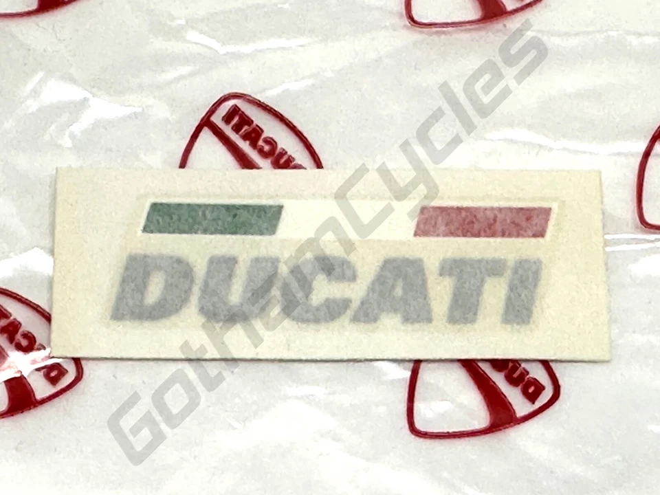 Ducati Front Rear Tail Cowl Fairing Gas Tank Sticker Decal Italian Flag Emblem - Image 1 of 1