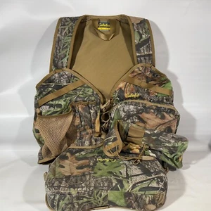 Cabelas Mossy Oak Tactical Vest Mens L/XL Couch Seat Cushion Turkey Game Hunting - Picture 1 of 12
