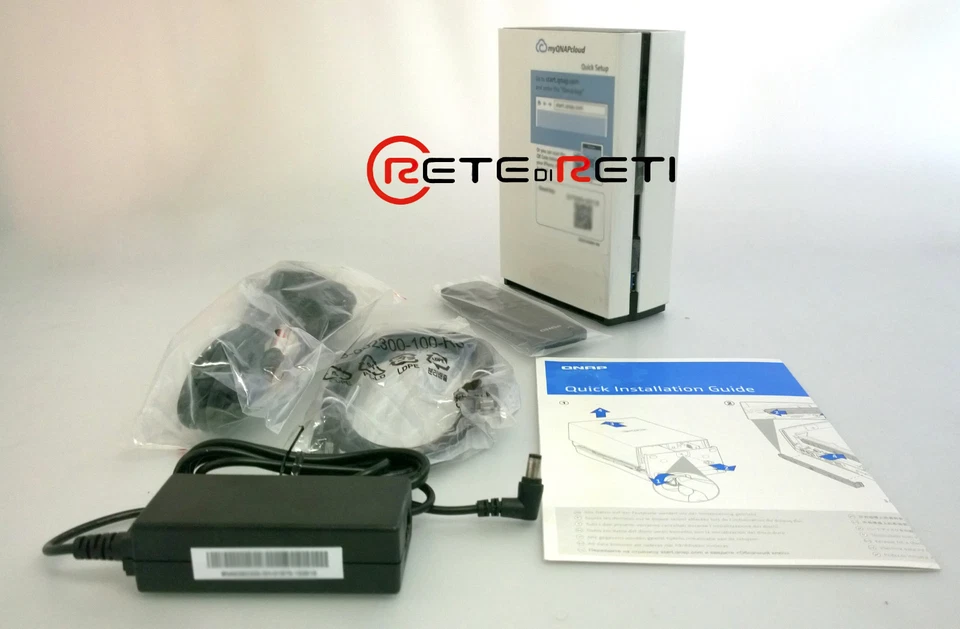 € 236+IVA QNAP TAS-168 QTS-Android Combo NAS 1-Bay 2TB 1xGbE USB 3.0 HDMI NEW - Immagine 1 di 1