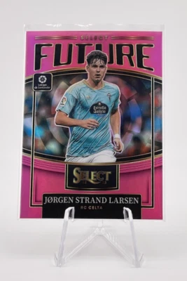 Jorgen Strand Larsen 2022-23 Panini Select Future Pink /25 #14 RC Celta - Image 1 of 4
