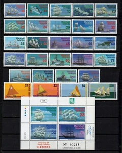 MARSHALL ISLANDS, SCOTT # 441-466C, MNH COMPLETE SET OF 28 STAMPS WITH S/S SHIPS - Picture 1 of 3