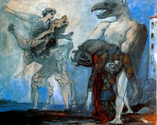 Pablo Picasso Minotaur canvas print giclee 8X12 art reproduction poster