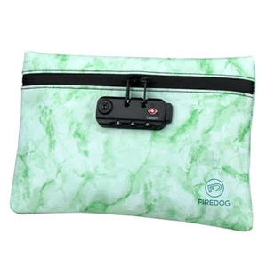 Travel Cosmetic Wallet Bag Smell-Proof Storage Pouch Bag with Combination Lock - Picture 1 of 14