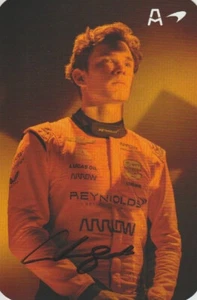 2025 Christian Lundgaard signed Arrow McLaren Indy Car Hero Card - Picture 1 of 2