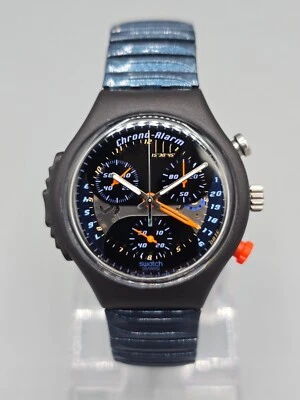 Reloj Swatch SOI401 ACTIVATION 1998 RARO | Reloj Muestra Alarma Cronógrafo Vintage Foto 1 de 4