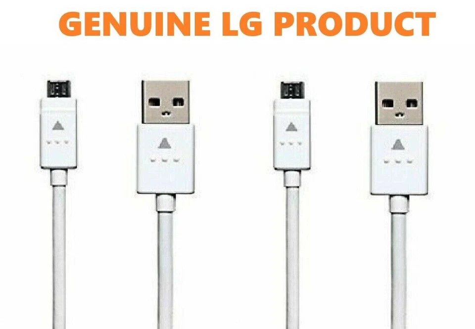 LG OEM Micro USB Cable (4ft) - Stylo 2/2+/2 V/3/3+ (EAD63769722) - Image 1 of 1