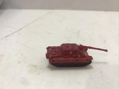 Very Small Micro Machine German WWII type Jagdpanther V Tank Destroyer Red Camo - Image 1 of 4