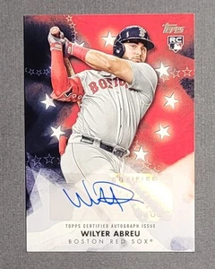 2024 Topps Series 1 Wilyer Abreu Baseball Stars Auto - Picture 1 of 2