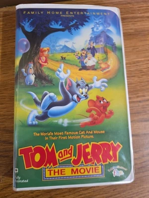 Tom and Jerry - The Movie (VHS, 1993) Clamshell Case - Image 1 of 2