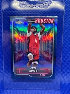 2025 Topps Jalen Green Blue Refractor #199 - Picture 1 of 2