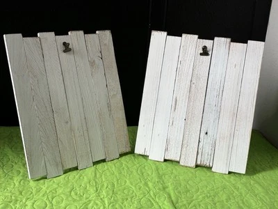 Marcos de fotos con clip madera lavada blanca para guardar fotos 11x13 decoración de granja (2) Foto 1 de 4