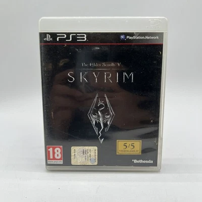 The Elder Scrolls V Skyrim PS3 Sony Playstation 3 PAL ITA Complete Used Game - Image 1 of 4