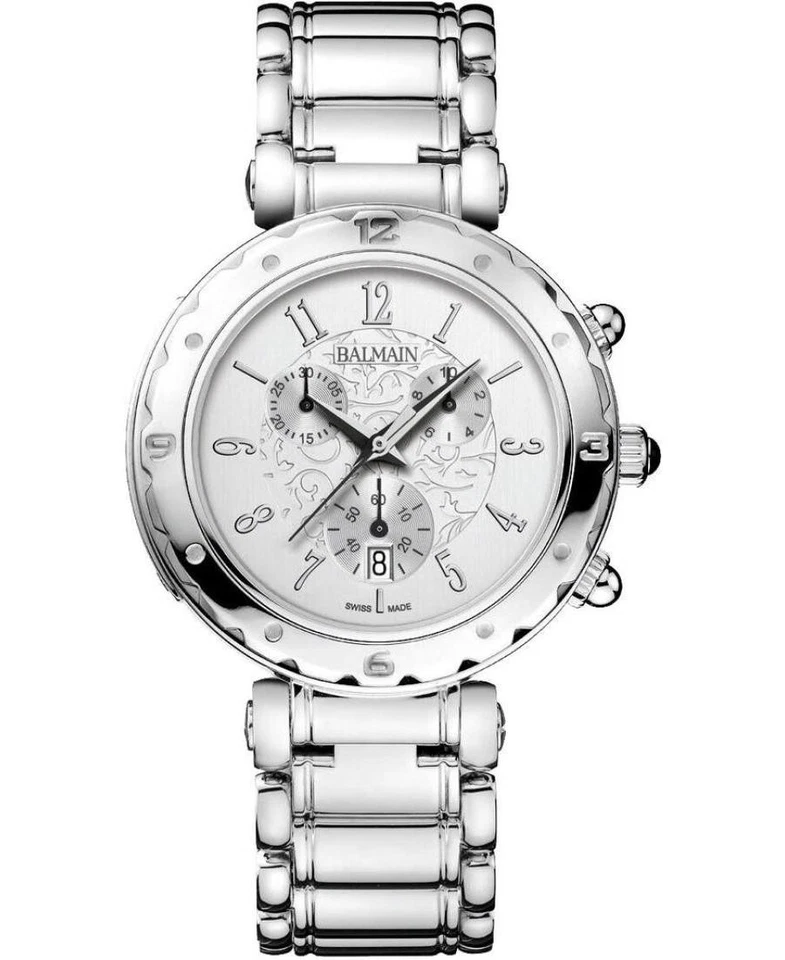 BALMAIN 女士模拟石英休闲手表经典礼服防水豪华瑞士 F — 第 1/1 张图片