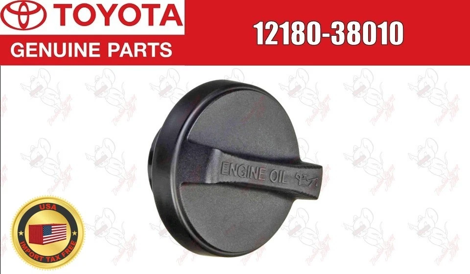 Tapa de llenado de aceite de motor Toyota OEM 12180-38010 para Avensis Corolla Rav4 Yaris Foto 1 de 4