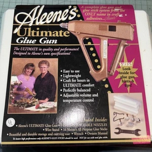 NEW Aleene's Ultimate Glue Gun Kit & Case 5 Nozzles Adjust Volume & Temp Unopen - Picture 1 of 8