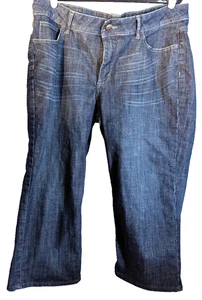 Lee Riders women's 16M blue jean capri 36/21 preowned - Picture 1 of 6