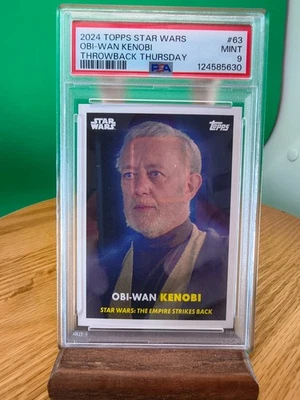 Obi-Wan Kenobi #63 Star Wars 2024 Topps Throwback Thursday Grade 9 MINT - Image 1 of 2