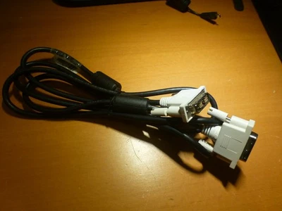 Signalkabel DVI-D zu DVI-D 1.8 Meter schwarz Neu - Bild 1 von 4