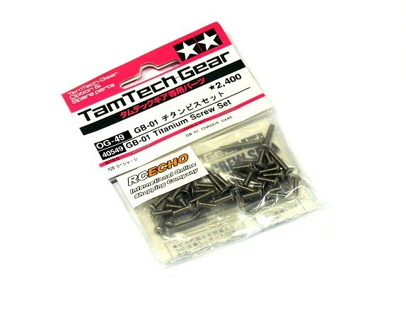 Tamiya RC Model TamTech-Gear GB-01 Titanium Screw Set 40549 - Image 1 of 1