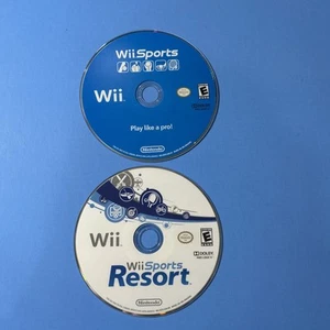 Wii Sports Resort & Wii Sports Set Of Both Games Nice Condition Tested Working - Picture 1 of 6