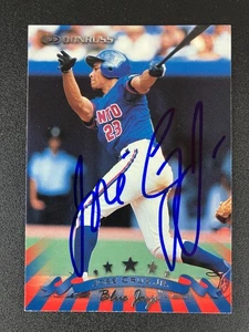 Jose Cruz Jr. 1998 Donruss Blue Jays In Person IP TTM Signed Auto Autograph - Picture 1 of 3
