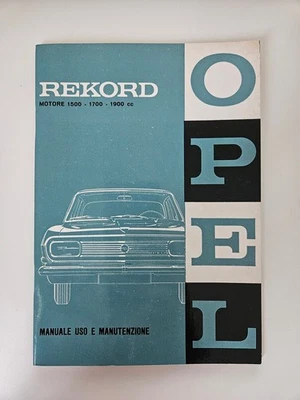 Rarissimo Manuale Originale OPEL REKORD B (1965-1966) - Immagine 1 di 2