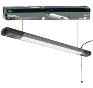 Commercial Electric 42 in. Workbench LED Shop Light with Bluetooth Speaker 2Pack - Picture 1 of 9