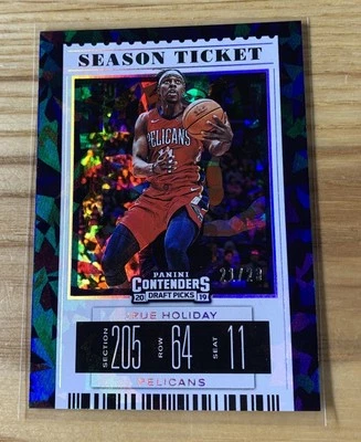 Jrue Holiday 2019 Panini Contenders Cracked Ice SP /23 Super Rare - Image 1 of 3