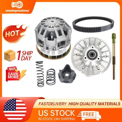 Clutch Kit + Belt Fits 2003-22 Outlander 400/450 & More. P/N:420280245 420280173 - Image 1 of 4