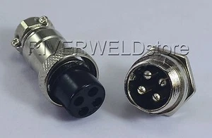 1Set 4 Pin Socket Connector 16-4P Fit TIG Welding & Plasma Cutting Torch - Picture 1 of 4